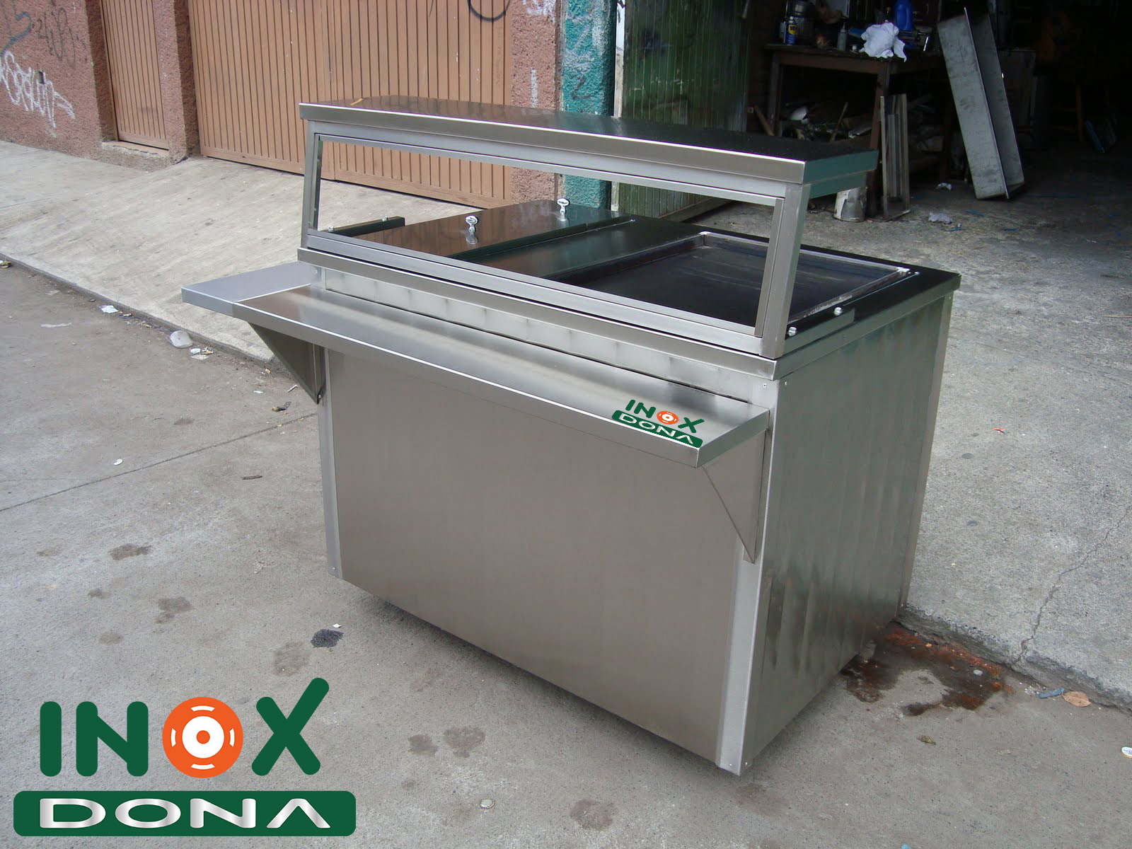 Bàn chế biến thủy sản Inox 04