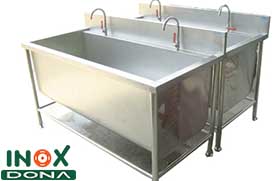 Bàn chế biến thủy sản Inox 06