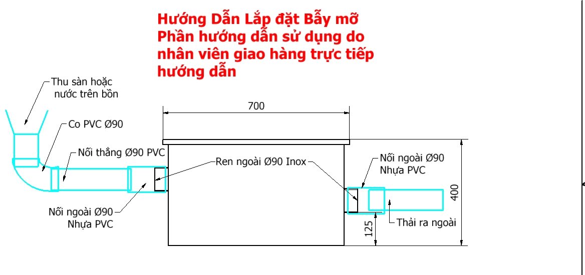 Bẫy mở inox 03