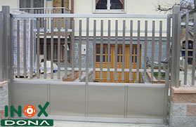 Cổng, cửa Inox 09