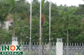 Cột cờ inox 03