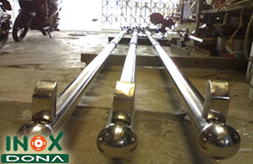 Cột cờ inox 06