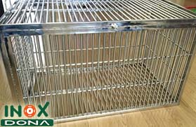 Chuồng thú inox 10