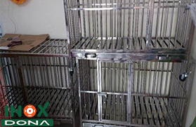 Chuồng thú inox 06