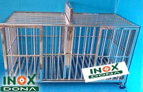 Chuồng thú inox 07