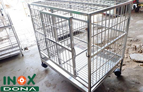 Chuồng thú inox 12