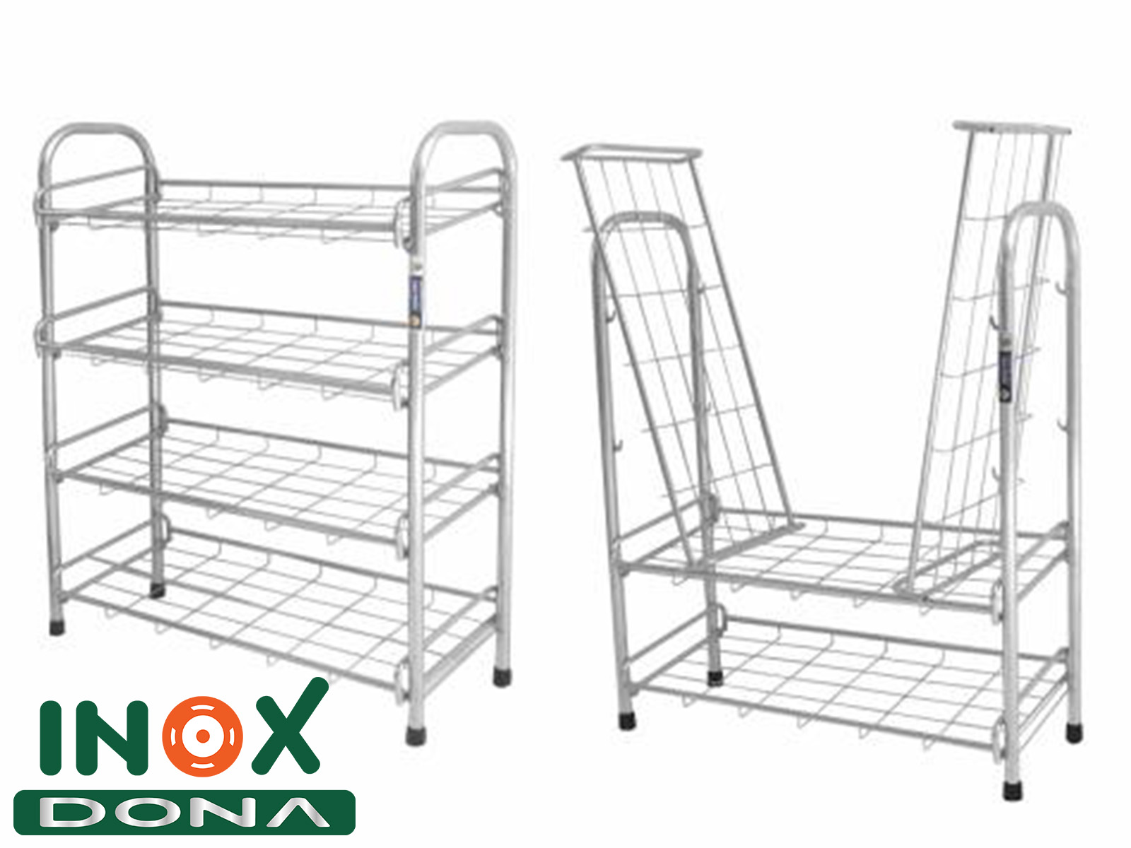 Giá kệ chạn bát Inox 02