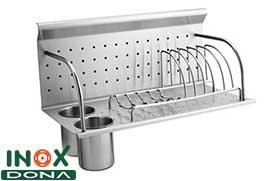 Giá kệ chạn bát Inox 09