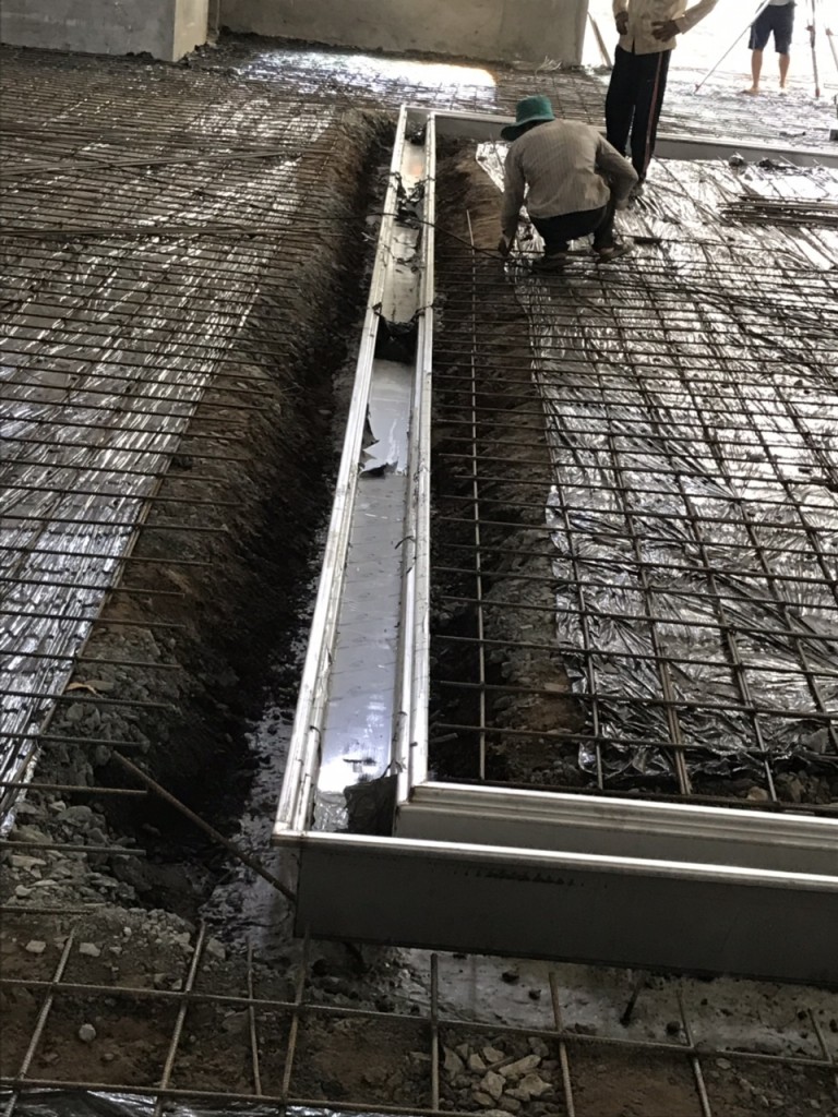 Công trình lắp đặt nhà máy điện lạnh inox
