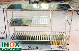 Kệ inox để bếp ga 03