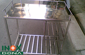 Kệ inox để bếp ga 04