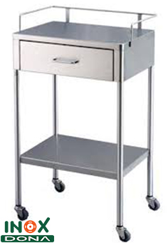 Kệ Inox có bánh xe 04