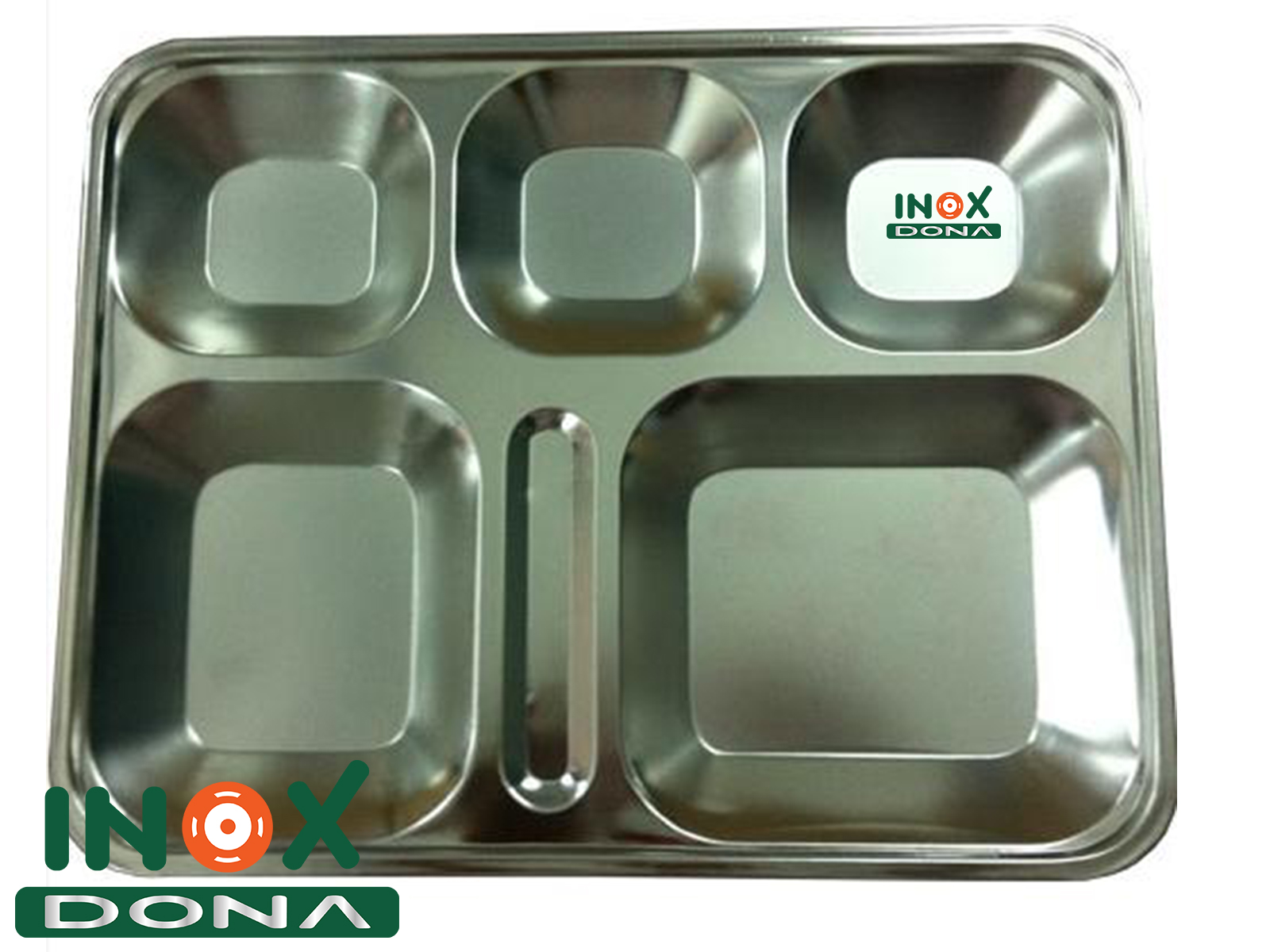 Khay cơm inox 10