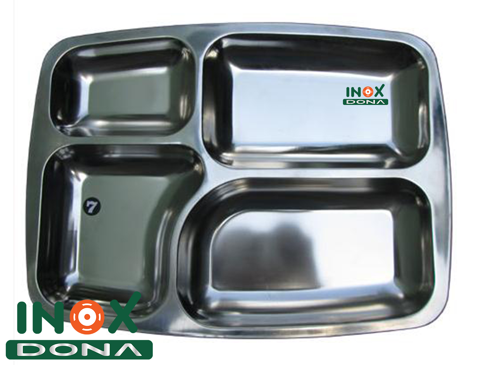 Khay cơm inox 11