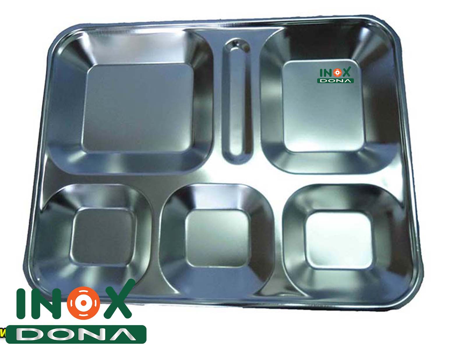 Khay cơm inox 02