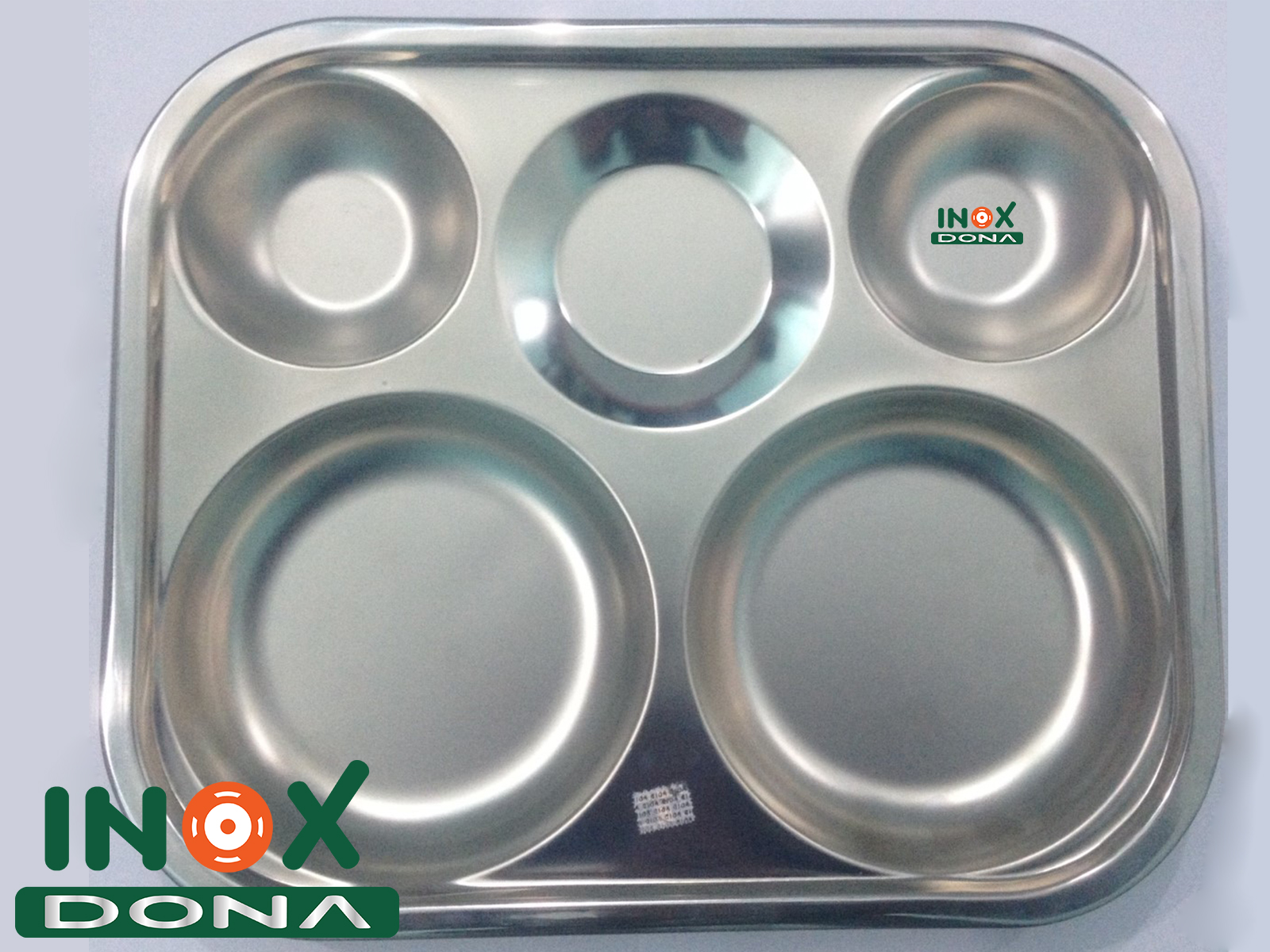 Khay cơm inox 04