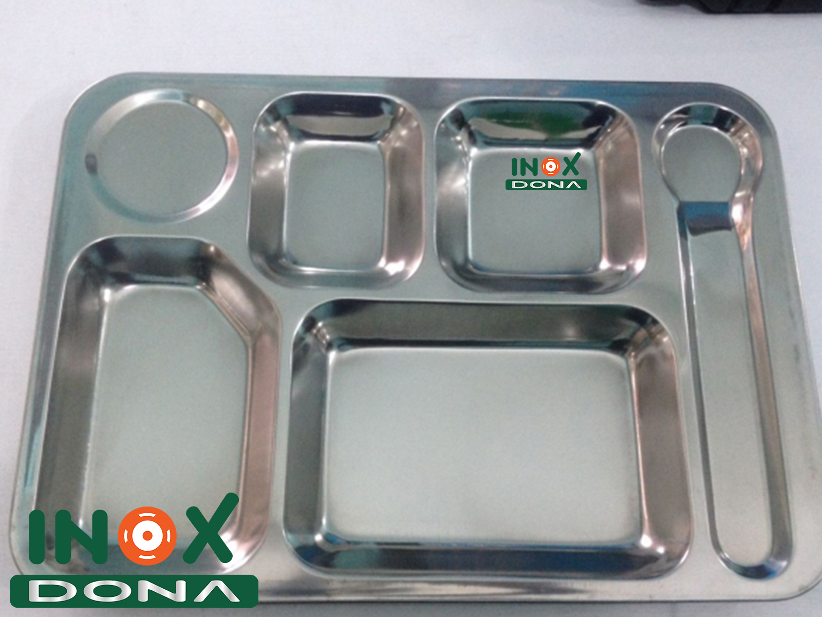 Khay cơm inox 05