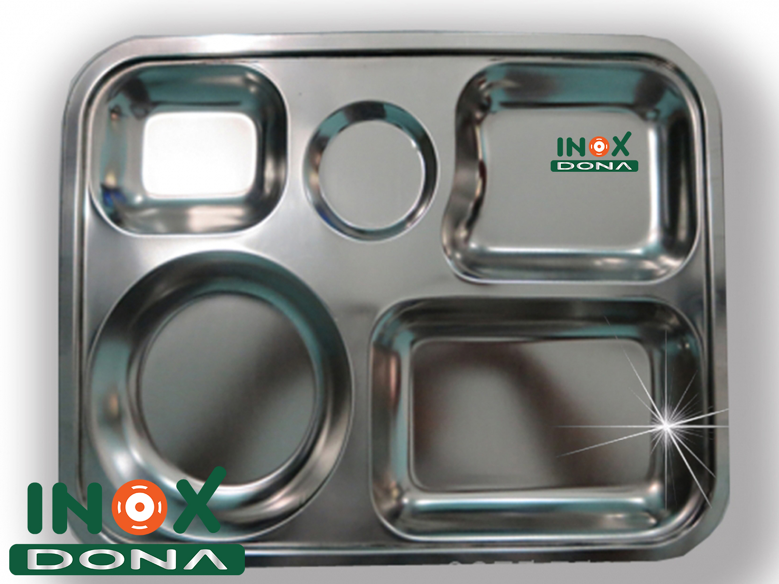Khay cơm inox 06