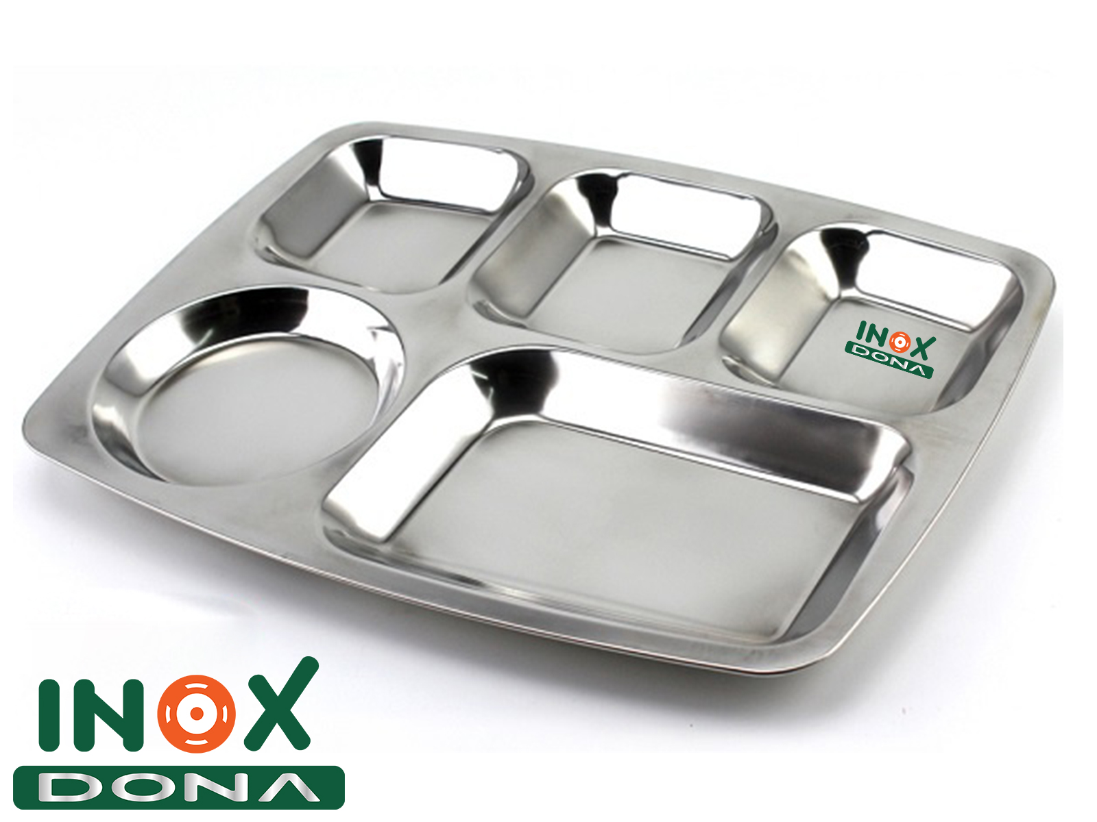 Khay cơm inox 08