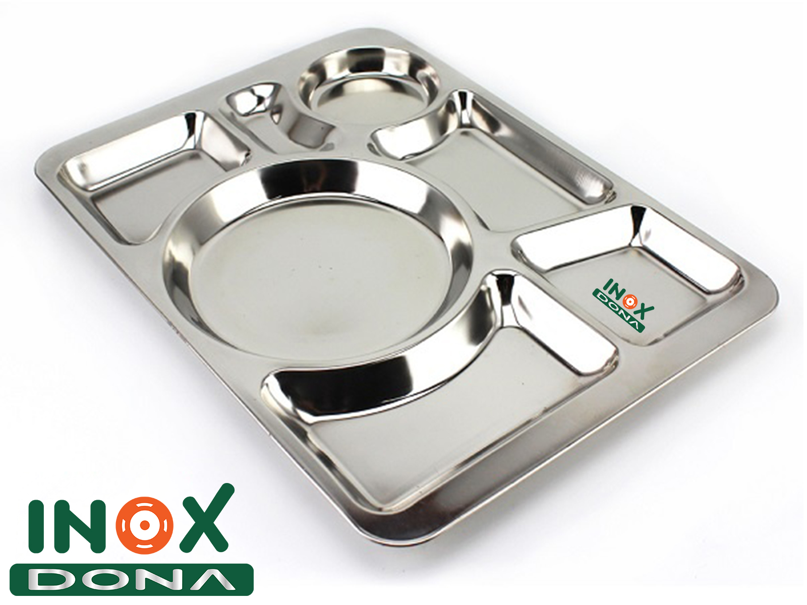 Khay cơm inox 09