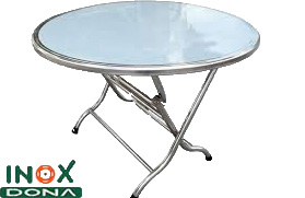 Bàn inox tròn 01
