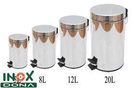 Thùng rác inox 07