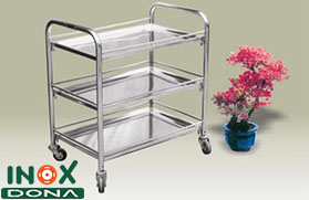 Xe đẩy Inox 01