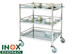 Xe đẩy Inox 10